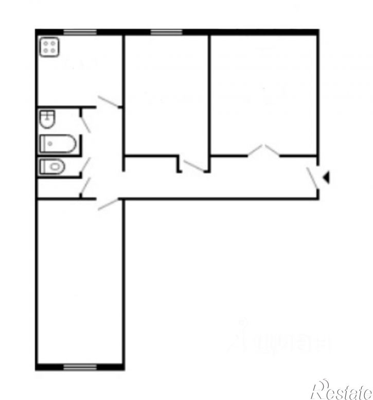 3-комн квартира ул С.-Щедрина, 15а,  д. 15а